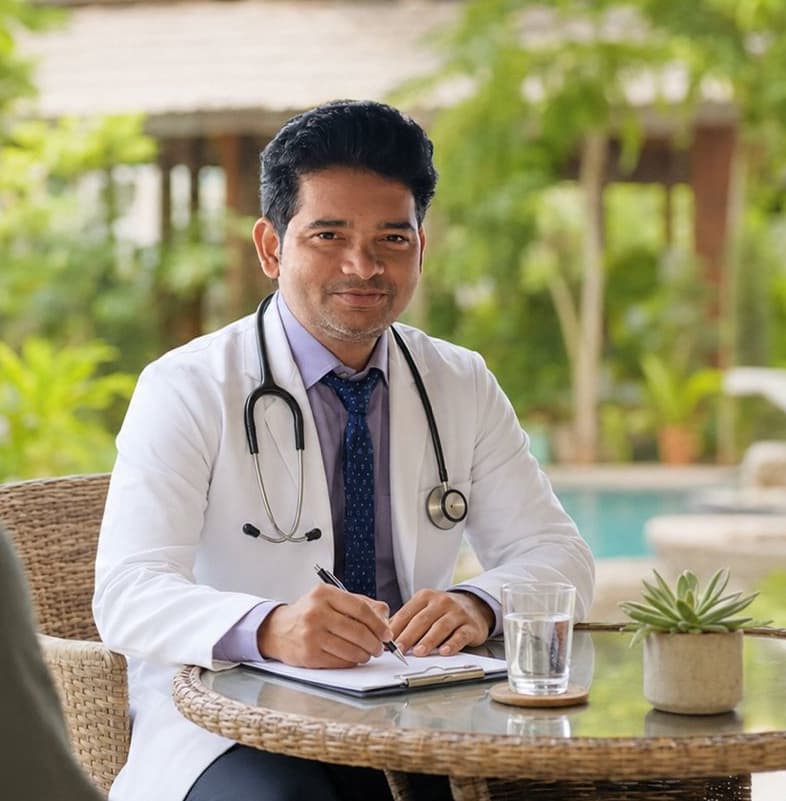 Dr. Madhab Nayak, founder and lead doctor of DIAREV